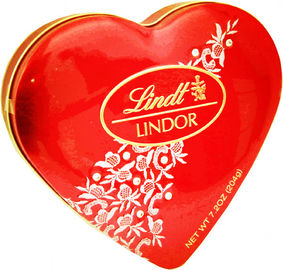 Chiny Color Heart Shape Tin Box For Candy / Sweet / Chocolate / Cookies dostawca