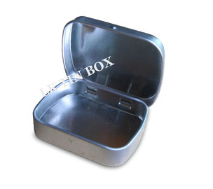 Chiny Tinplate Metal Small Mini Mint Tin Box z nadrukiem i pokrywą z zawiasami okiennymi dostawca